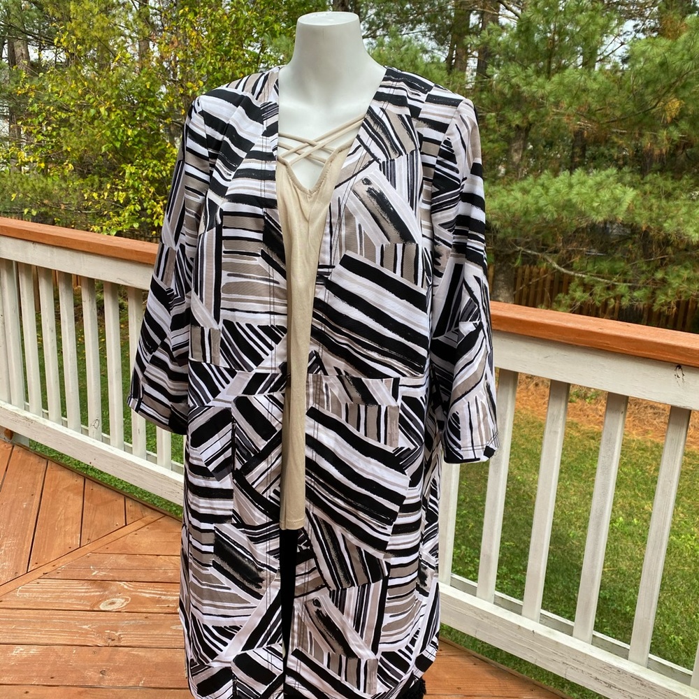 Kasper Long Jacket - image 8